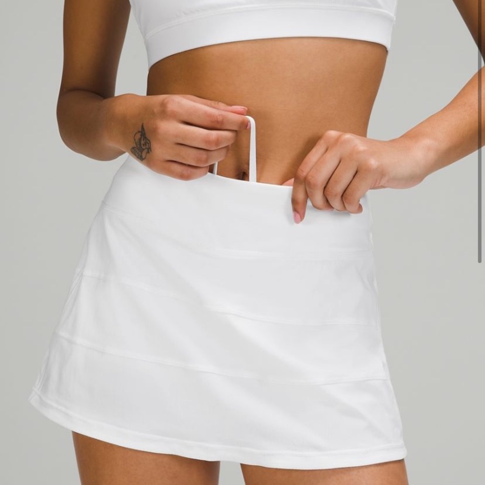 Lululemon Pace Rival Mid Rise Skirt Size 10